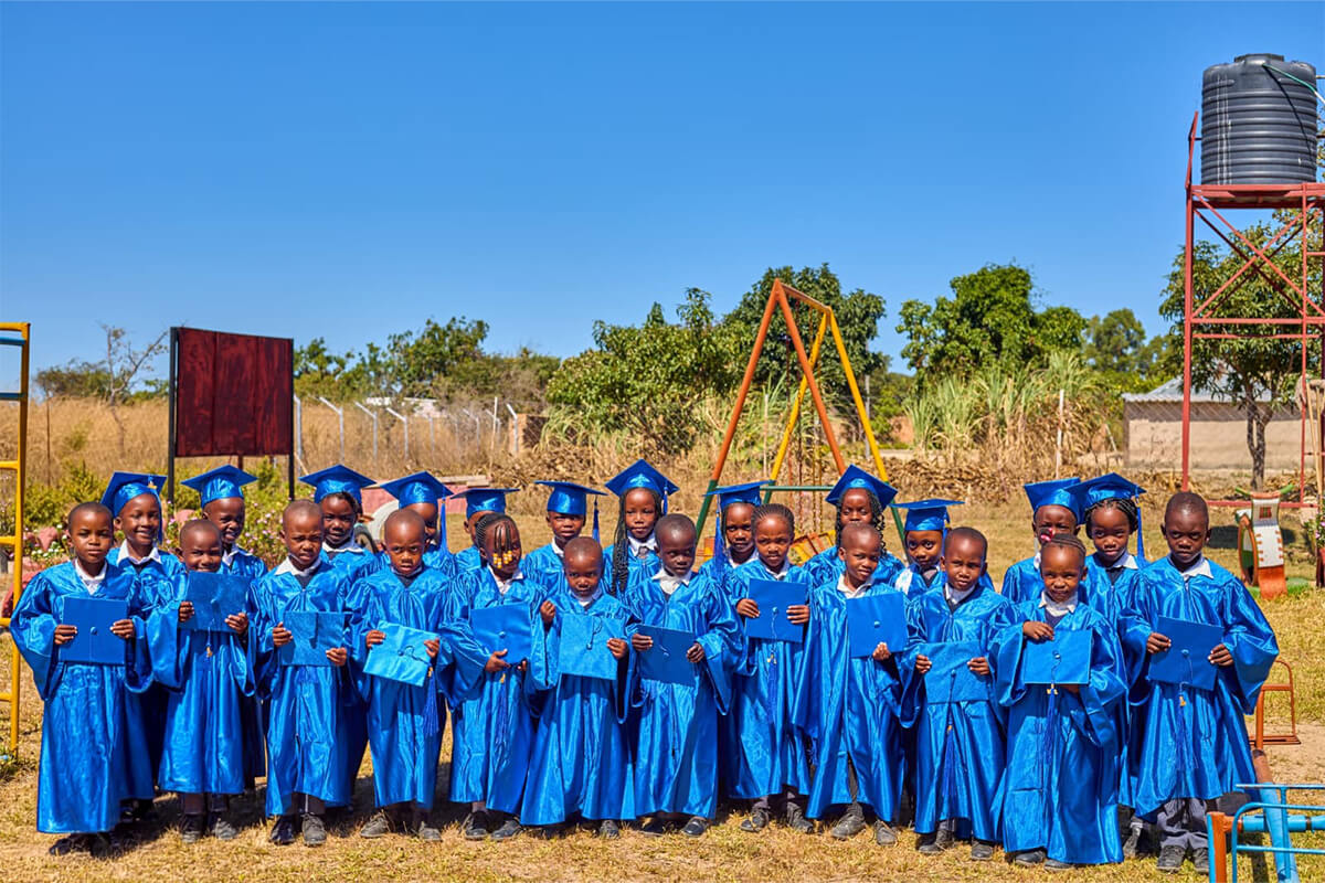 First Steps Primary School learners, Murewa, Zimbabwe