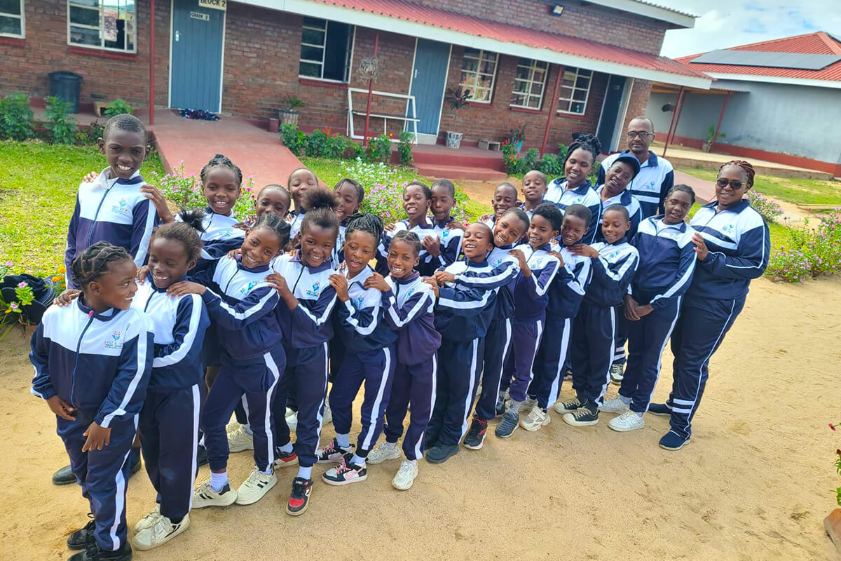 First Steps Primary School learners, Murewa, Zimbabwe