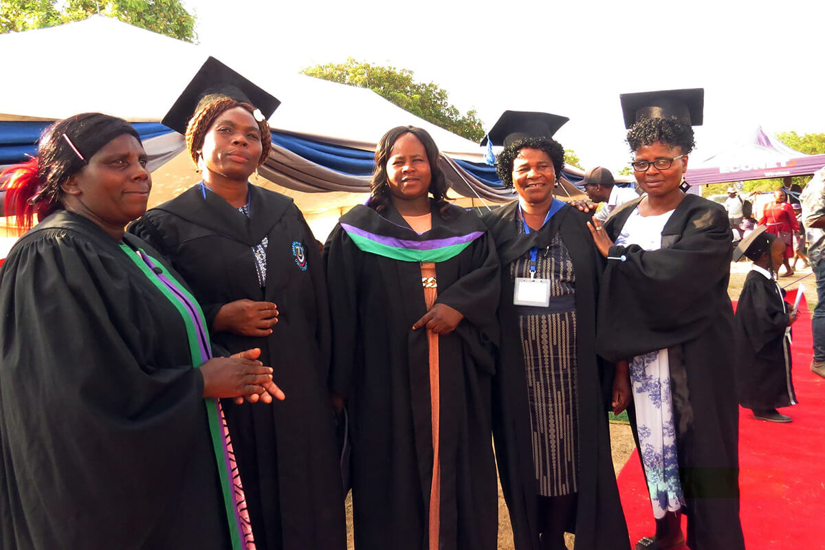 First Steps Primary School teachers in Murewa, Zimbabwe